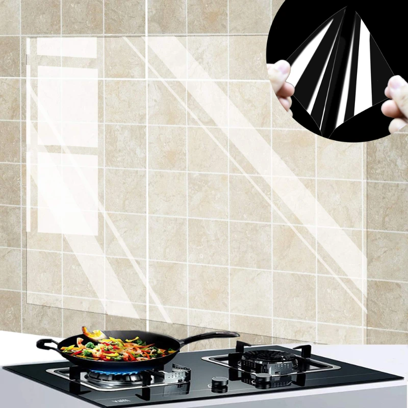 Kitchen Queen - 1 szt. Kuchnia olejoodporna naklejka ścienna