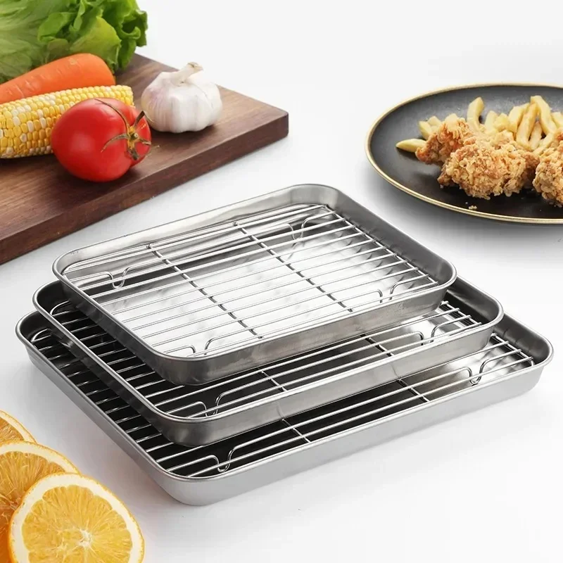 Kitchen And Baking Equipment - Taca do pieczenia ze stali nierdzewnej