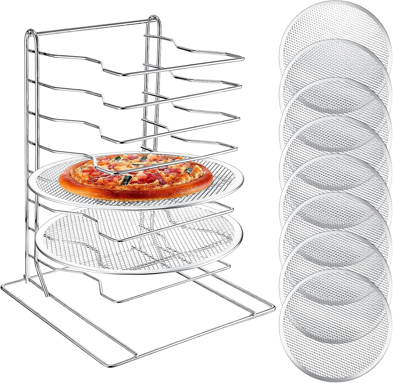 Kitchen And Baking Equipment - Stojak na pizzę z 8 poziomami