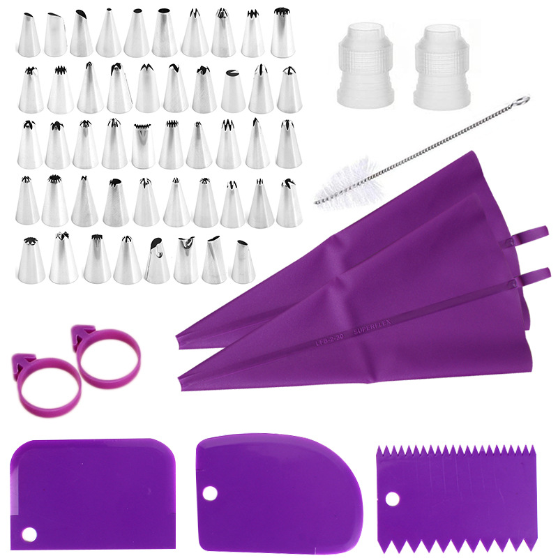 Kitchen And Baking Equipment - Zestaw dysz ze stali nierdzewnej do