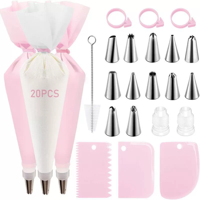Kitchen And Baking Equipment - Zestaw do dekorowania ciast: worki cukiernicze