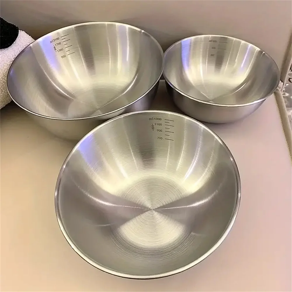 Kitchen Baking Set - Zestaw 1-3 misek ze stali nierdzewnej