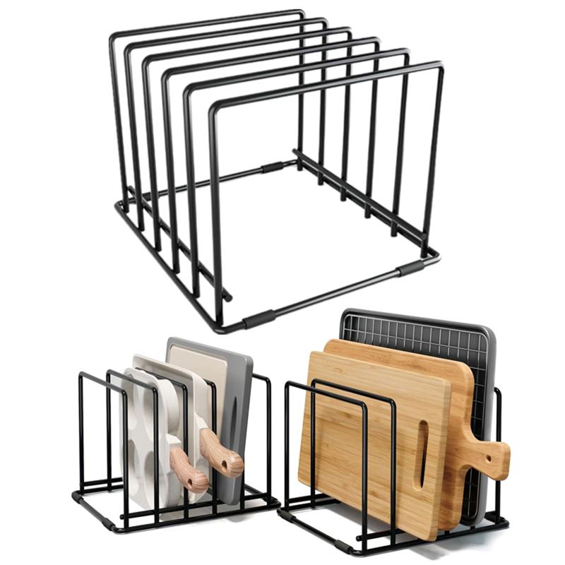 Kitchen Baking Pan Storage - Organizer na nóżki antypoślizgowe, uchwyt na