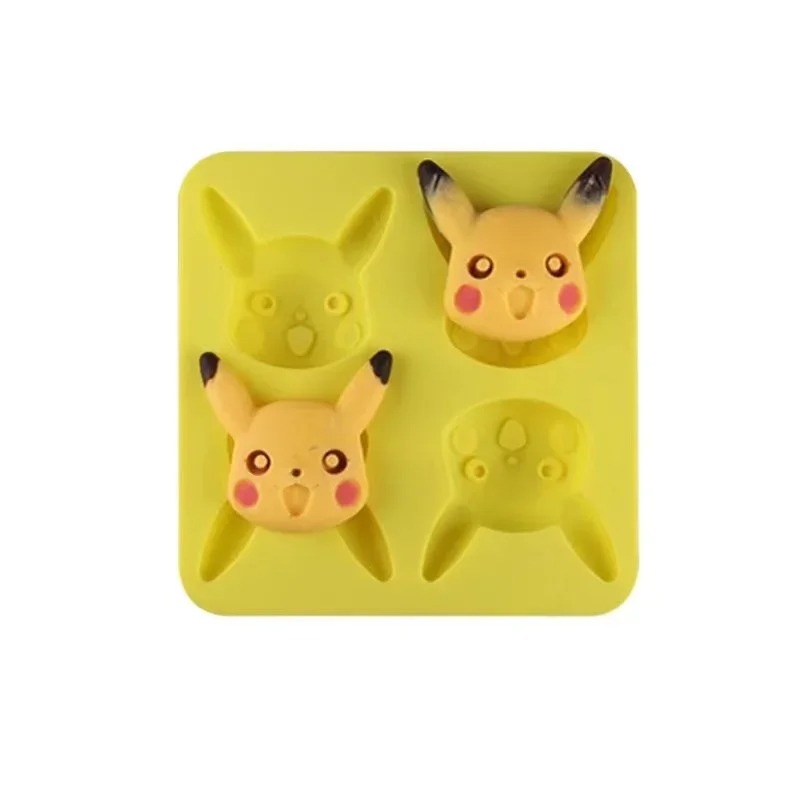Kitchen Baking Trays - Nowa silikonowa forma do czekolady Pikachu,