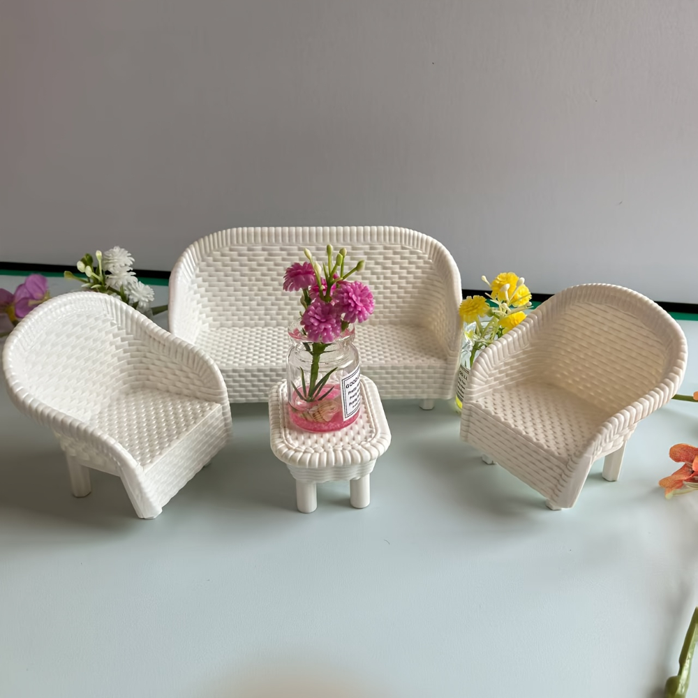 Kitchen Queen - 4 Mini Zestawy Dekoracyjne: Stolik Kawowy