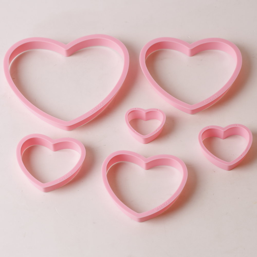 1 zestaw/3 zestawy różowe serc – Kitchen Baking Set recenzja i cena