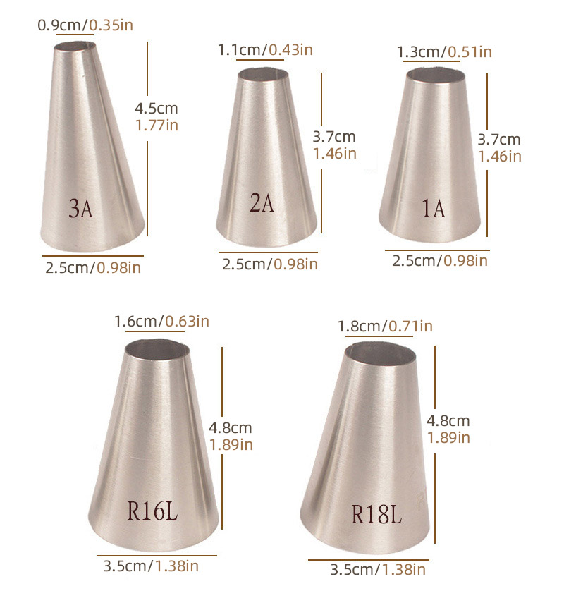 5 sztuk / zestaw Duży rozmiar  – Kitchen And Baking Equipment recenzja i cena