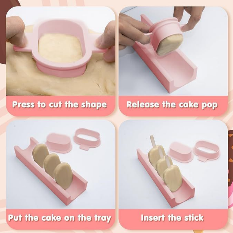 Zestaw foremek do cake popsów  – Kitchen Baking Trays recenzja i cena