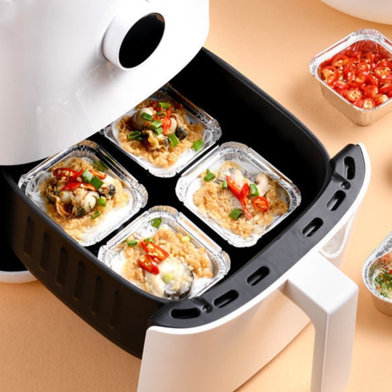 20/40 szt. Kwadratowe jednoraz – Kitchen Baking Pan Storage recenzja i cena