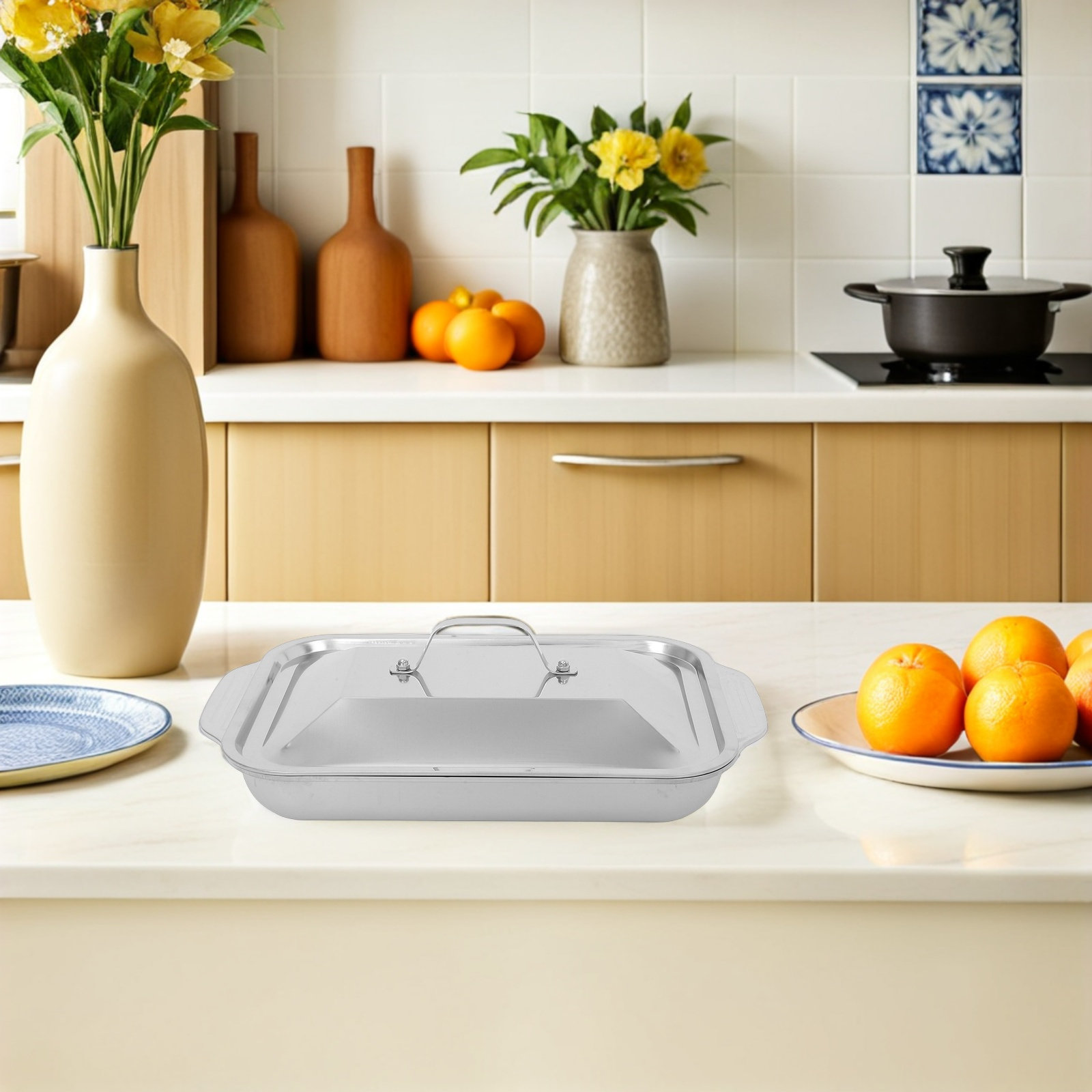 Prostokątna blacha do grillowa – Kitchen Baking Dishes recenzja i cena