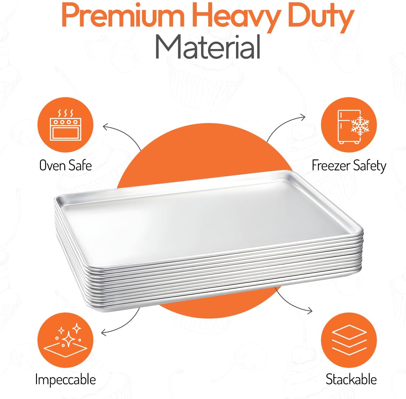 Pełnowymiarowy komercyjny zest – Kitchen Baking Trays recenzja i cena