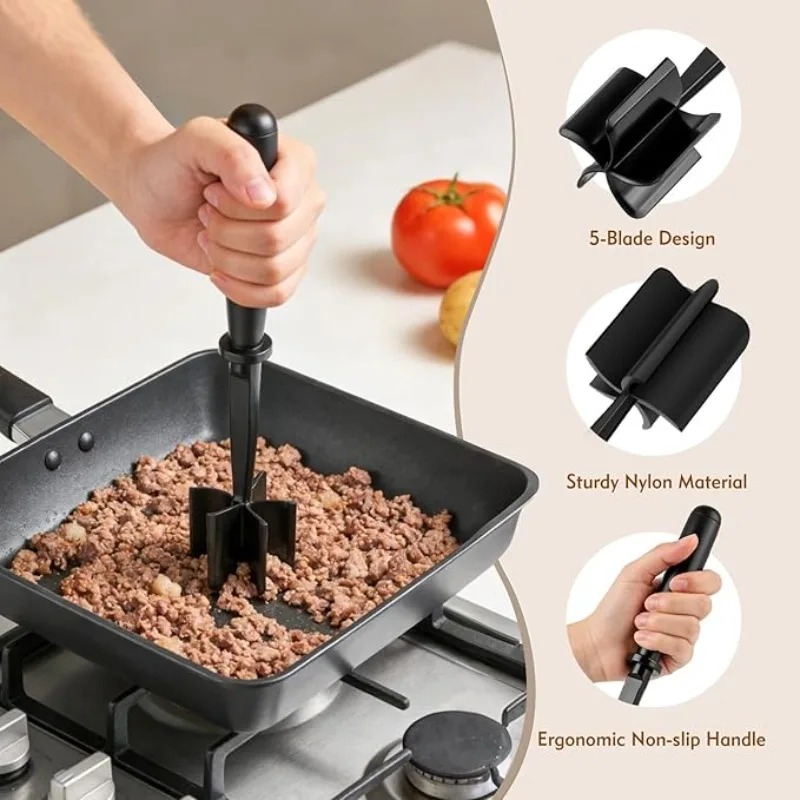 1 szt. Ręczny rozdrabniacz do  – Kitchen Baking Blender recenzja i cena