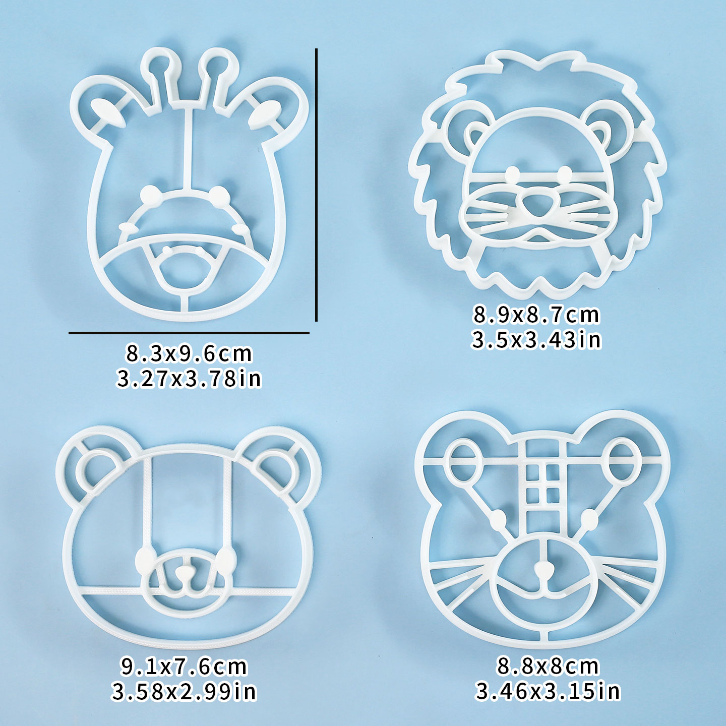 Zestaw 4 foremek do ciastek w  – Kitchen Baking Set recenzja i cena