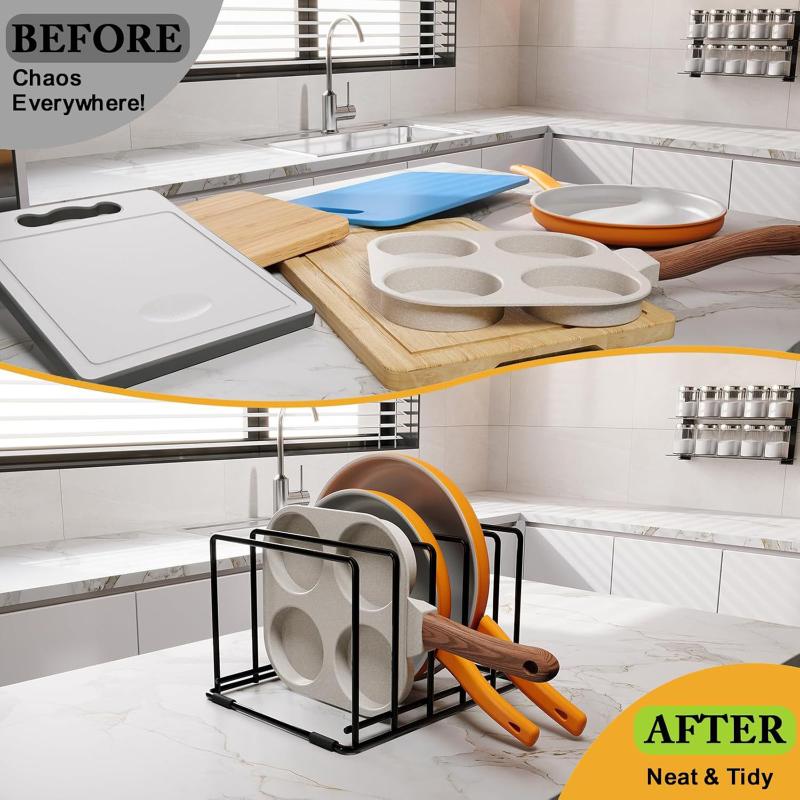 Organizer na nóżki antypoślizg – Kitchen Baking Pan Storage recenzja i cena