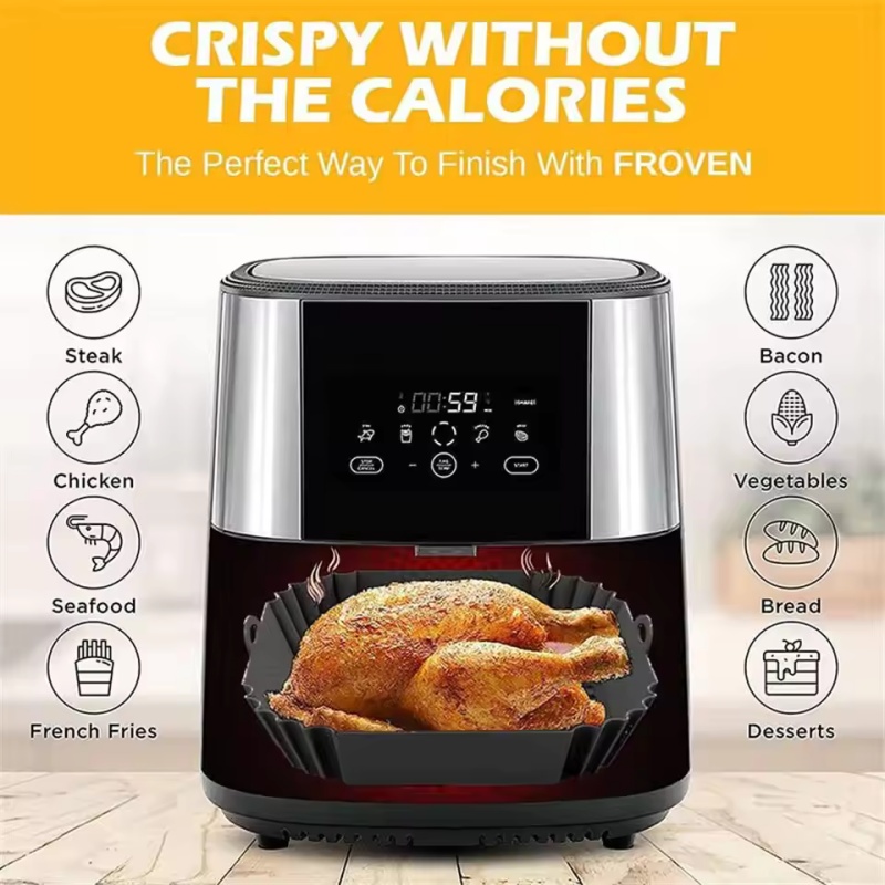 1 szt. Silikonowa tacka do fry – Kitchen Baking Trays recenzja i cena