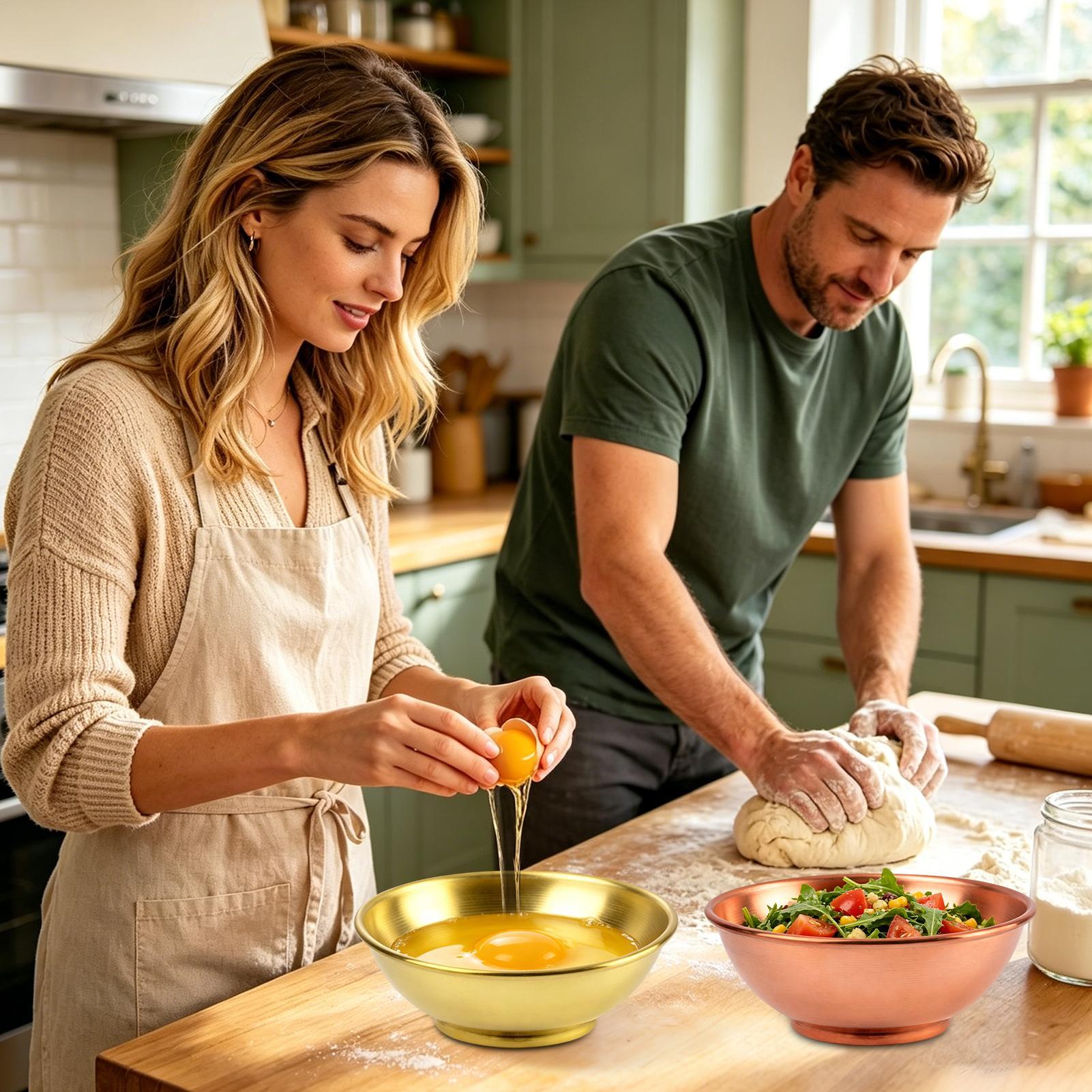 Miedziana miska Duże pojemniki – Kitchen Baking Dishes recenzja i cena