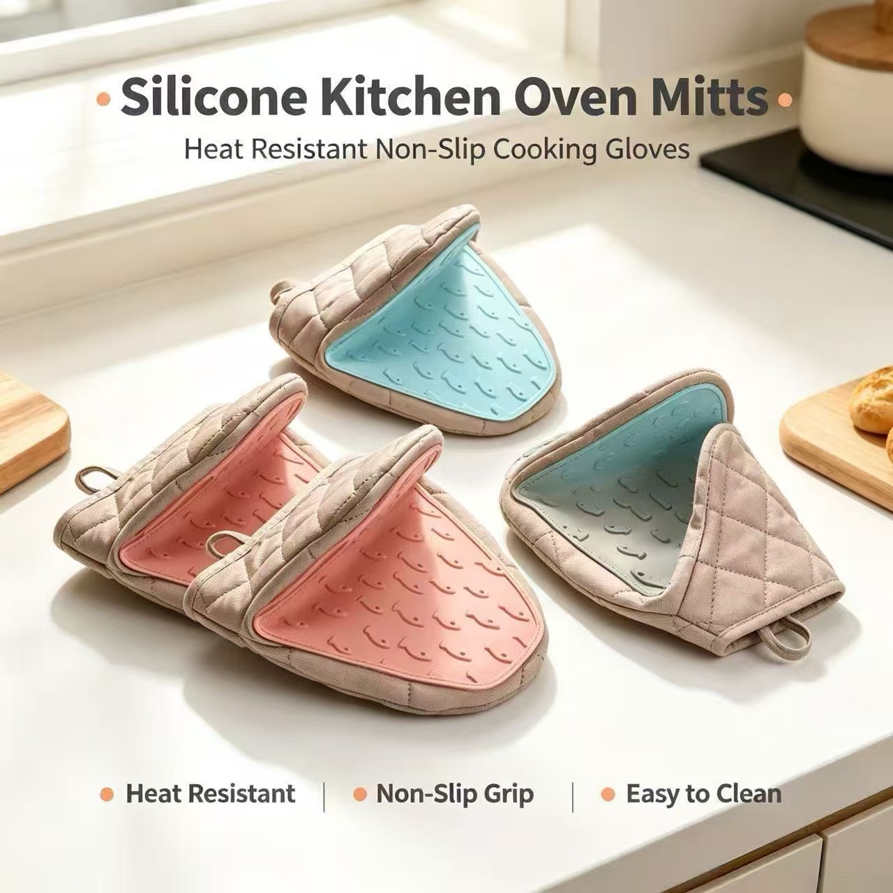 Silikonowe rękawice kuchenne w – Kitchen Baking Dishes recenzja i cena