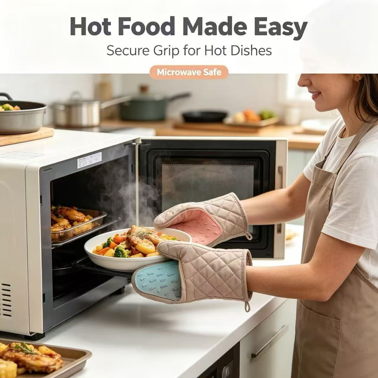 Silikonowe rękawice kuchenne w – Kitchen Baking Dishes recenzja i cena
