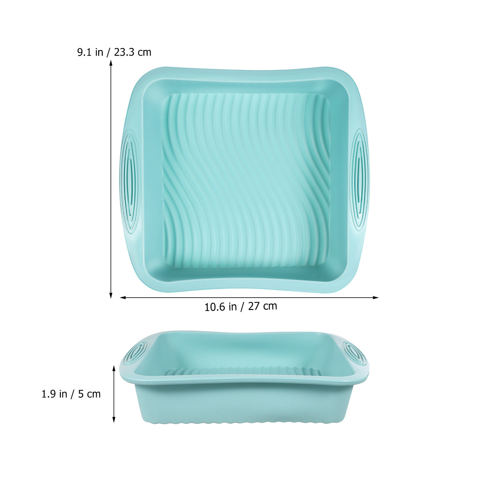Kwadratowa silikonowa forma do – Kitchen Baking Trays recenzja i cena
