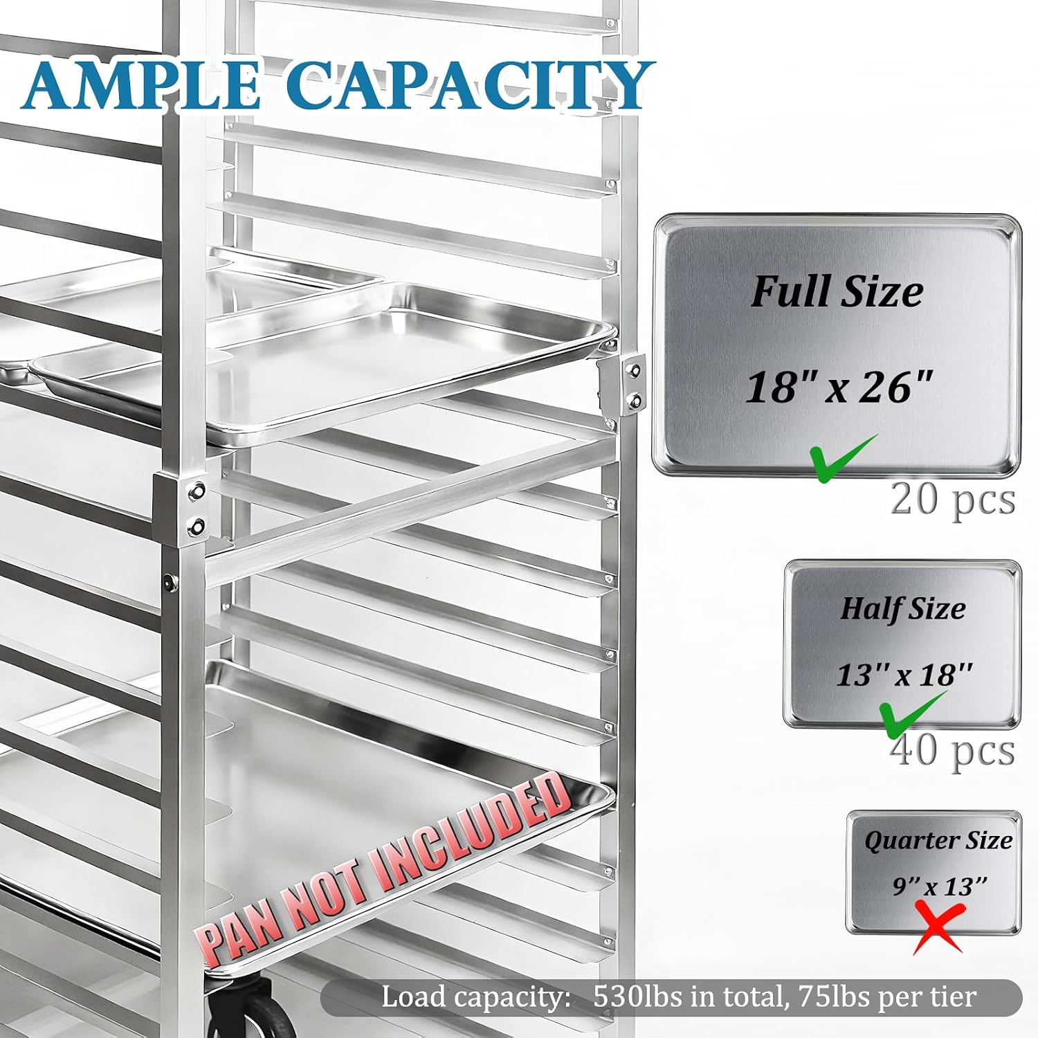 Komercyjny 20-poziomowy stojak – Kitchen Baking Rack recenzja i cena