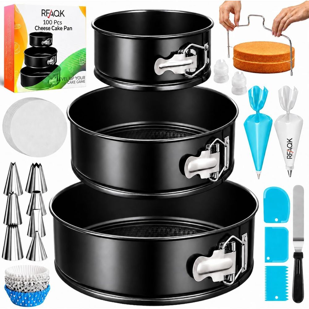 Zestaw 100 elementów do piecze – Springform Pan Set recenzja i cena